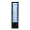 Omcan 47241 Slim Glass Door Merchandiser Freezer with Clear Glass for Enhanced Product Visibility