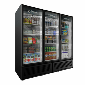 Imbera G372 HC BW 78.75" Three-Section Merchandiser Refrigerator