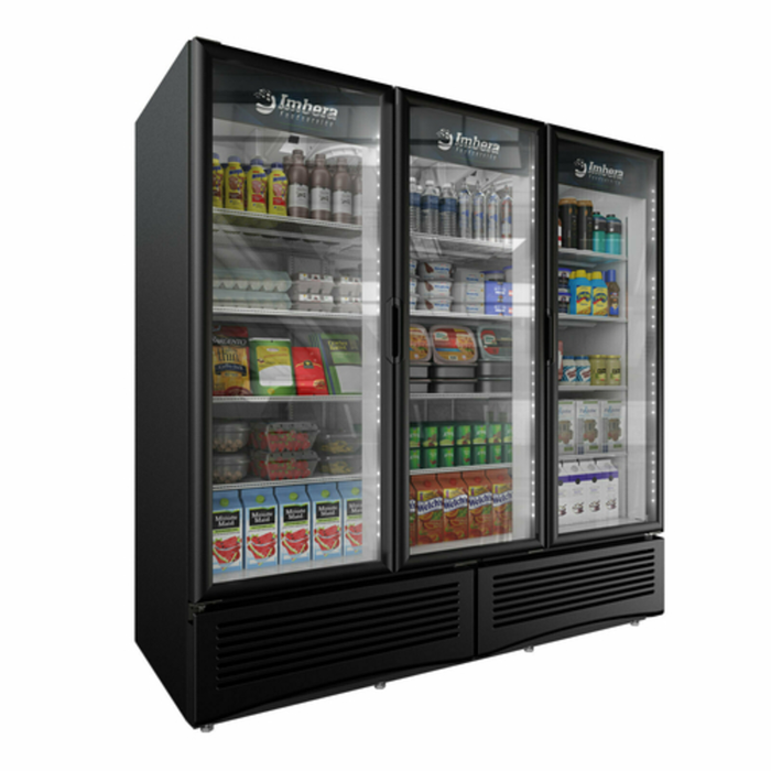 Imbera G372 HC BW 78.75" Three-Section Merchandiser Refrigerator
