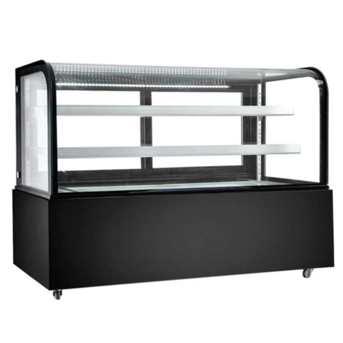 New Air NDC-72-CG 72.5" Curved Glass Refrigerated Display Case