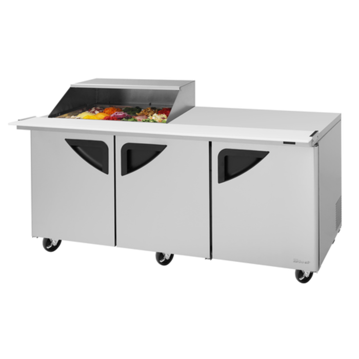 Turbo Air TST-72SD-15M-N-SL 72-5/8" Refrigerated Mega Top Sandwich/Salad Prep Table