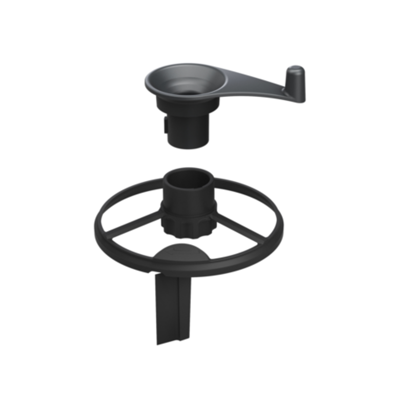 Eurodib 650236 20 Quart Stainless Steel Mixer Bowl for DMX20 replacement bowl components, stainless steel commercial mixer accessory