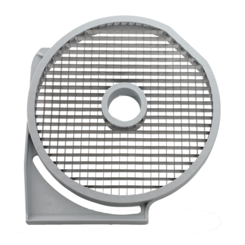 Dito Sama Dicing Grid Disc Plate, 3/16" x 3/16" (5x5mm) Accessory for Eurodib Food Processor.