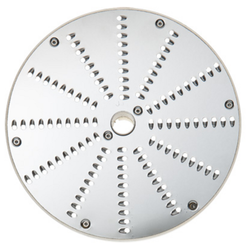 Eurodib Food Processor Shredding Disc, 3mm Fine Stainless Steel Grating Plate for Precision Food Preparation.