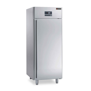 Alt Tag: Eurodib ARG30 30.75" Upright Gelato and Ice Cream Cabinet Freezer stainless steel commercial upright cabinet freezer front view