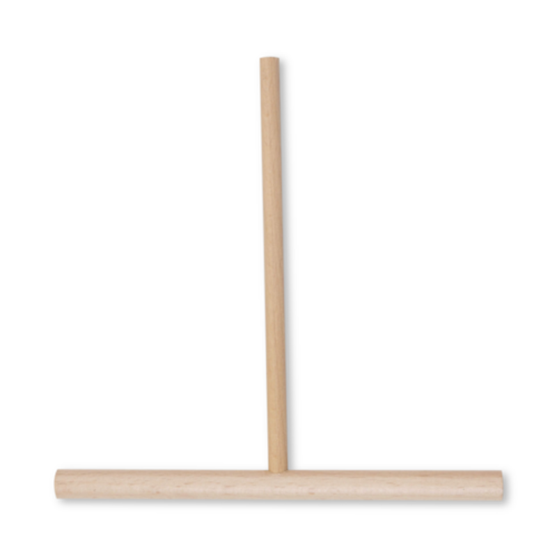 Eurodib ART18 Crepe Maker Tools Kit for Perfect Thin Crepes wooden T-spreader tool for evenly spreading crepe batter
