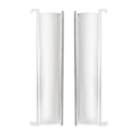 Eurodib DG16VPAIR Capacité de 110 lbs, panneaux de protection thermique de remplacement du gyroscope vertical commercial en acier inoxydable