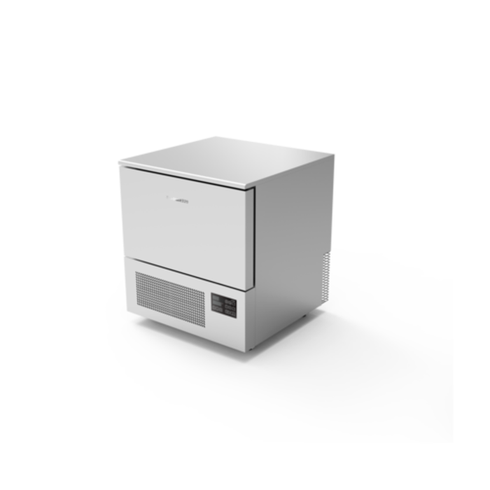 Alt Tag: Eurodib ECOBLAST320 29.5-inch Reach-In Commercial Blast Chiller Freezer countertop stainless unit for rapid food chilling