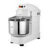 Eurodib LM30T Commercial Spiral Dough Mixer 30 Quart Capacity with stainless steel bowl and safety guard for bakery and pizza dough