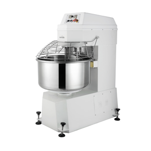 Alt Tag: Eurodib LR GM50B 137 Qt Commercial Spiral Dough Mixer Machine commercial spiral mixer with stainless steel bowl and safety guard