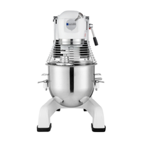 Alt Tag: Eurodib Commercial Planetary Food Mixer with 21 Quart Bowl stainless steel mixer with safety guard and bowl