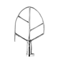 Eurodib NM10A51 Robust Meat Grinder Attachment for 20-Quart Commercial Mixers stainless mixer attachment for grinding meat