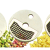 Eurodib PS10-D1010 10x10mm Dicing Plate for Precise Professional Food Processor Cuts dicing disc with 10x10mm grid