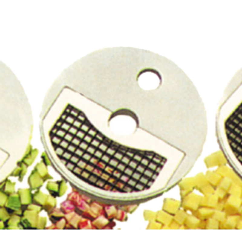 Eurodib PS10-D1010 10x10mm Dicing Plate for Precise Professional Food Processor Cuts dicing disc with 10x10mm grid