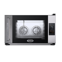 Alt Tag: Eurodib UNOX 3.6 Cu. Ft. Electric Full Size Convection Oven front view with TOUCH control panel and glass door
