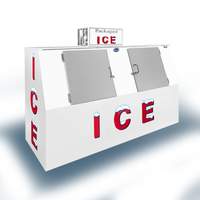 Leer L075SCSP 75 Cu. Ft. Outdoor Ice Merchandiser Cold Wall