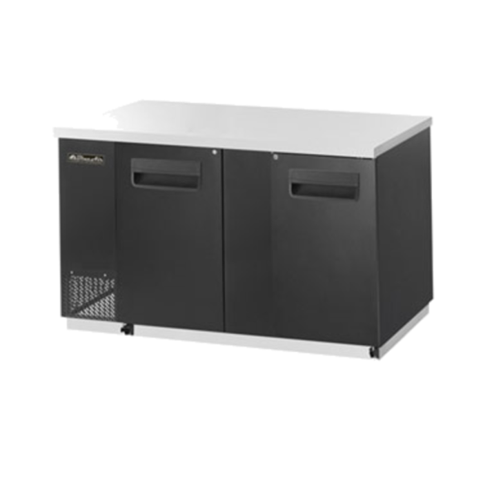 Réfrigérateur arrière de bar Blueair BBB69-3S-HC à deux sections avec portes pleines, largeur 69-1/8 po
