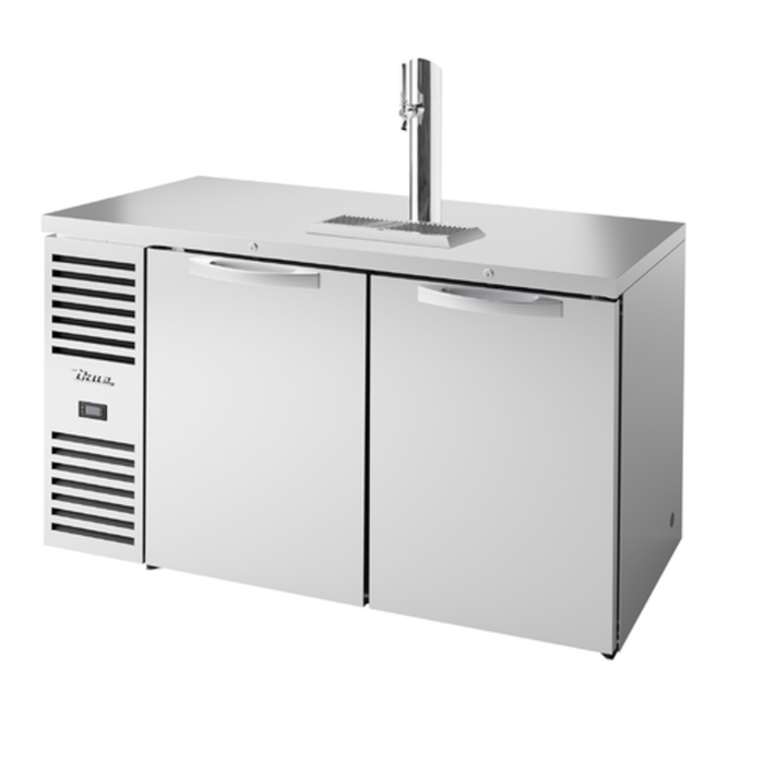 True TDR60-RISZ1-L-S-SS-1 60" Refrigerated Draft Bar Cooler