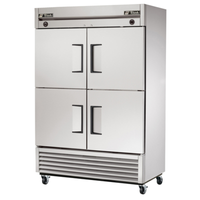 True T-49DT-4-HC 54" Solid Half Door Refrigerator Freezer