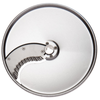 Eurodib Food Processor Slicing Disc With Corrugated S-Blades For Uniform Slicing.