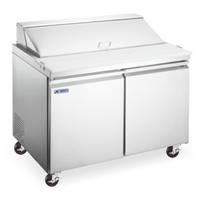 Table de préparation de sandwiches en acier inoxydable Aurora 36 po de large OMCAN 59034