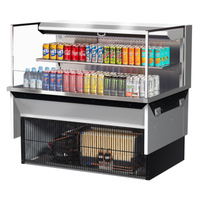 Turbo Air TOM-48L-UF-S-2SI-N 47.88" Drop-In Refrigerated Display Case 10.2 cu. ft.