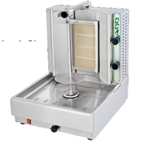 Visvardis DG4A Gas Vertical Broiler Gyro Machine for Authentic Greek Cooking
