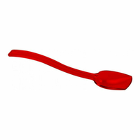Omcan 80290 Solid Polycarbonate Buffet Serving Spoon, Red, NSF Certified