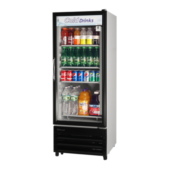 Turbo Air TGM-11RV-N6 23.63" 10.0 cu. ft. Merchandiser Refrigerator