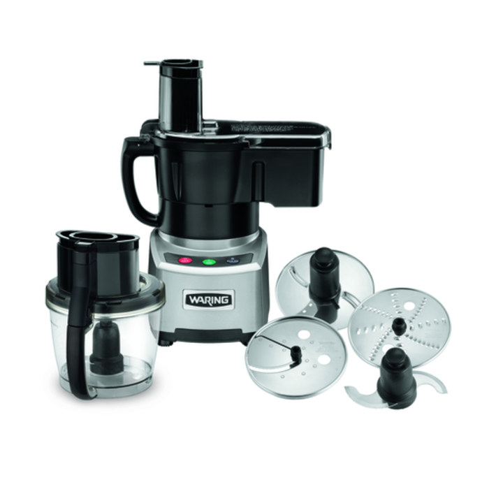 Robot culinaire Waring WFP16SC de 3,8 L, avec bol et cutter-mélangeur