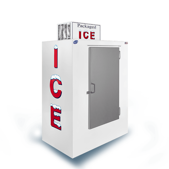 Leer L040UCSP 50.5-Inch Width Outdoor Ice Merchandiser 40 Cu. Ft. Cold Wall