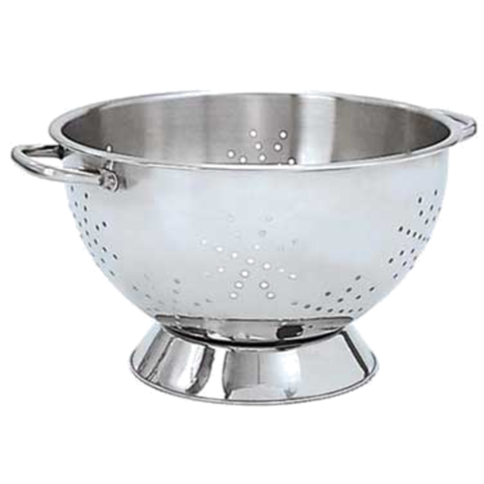 HDC-3 Stainless Steel Deluxe Colander, 3 Quart Capacity, 9" Diameter