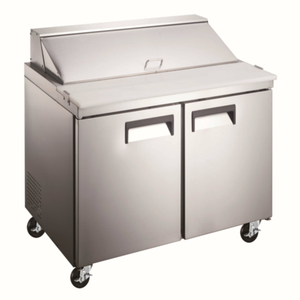 Table de préparation réfrigérée à salade et sandwichs U-STAR USSL-2D/36 de 36 po