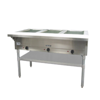 Adcraft ST-120/3 48.5"W 3-Well Electric Hot Food Steam Table