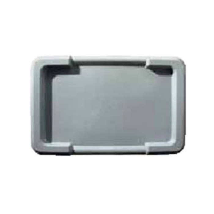 NSL-2616CG Gray Polyethylene Cover Lid for NSL-2616 Stacking Lug