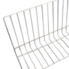 Close-Up View Of An Omcan 10745 White Wire Freezer Divider For Organization In Commercial Freezing Environments