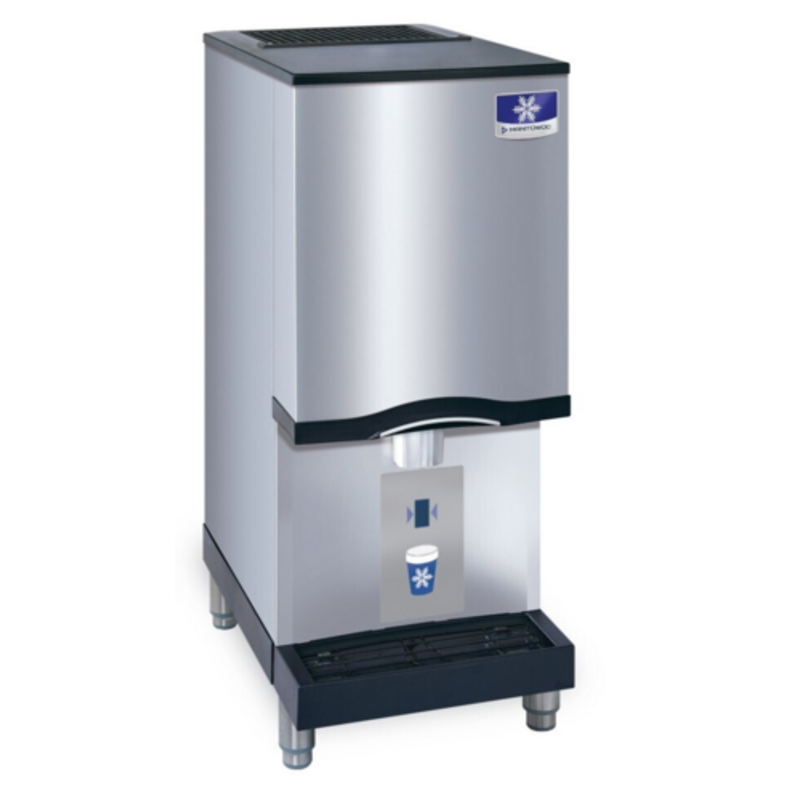 Manitowoc CNF0201A-N 16.25" Countertop Nugget Ice Maker Dispenser Efficient for Beverage Service and Perfect for Small Spaces