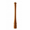 Omcan 43672 10-inch Tall Premium Hardwood Adjustable Grind Pepper Mill in rich wood finish, perfect for any kitchen.