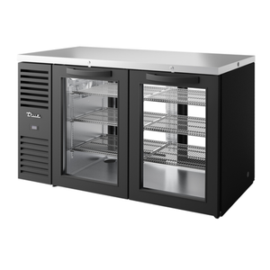 True Refrigeration TBR60-PTSZ1-L-B-GG-GG-1 60" Refrigerated Back Bar Cooler