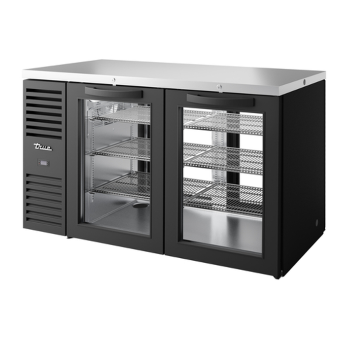 True Refrigeration TBR60-PTSZ1-L-B-GG-GG-1 60" Refrigerated Back Bar Cooler