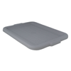 Alt Tag: Omcan 80625 Polypropylene Lid for 21.5″ x 15.5″ Standard Gray Bus Box 80624 and 80893 clear bus box tub cover