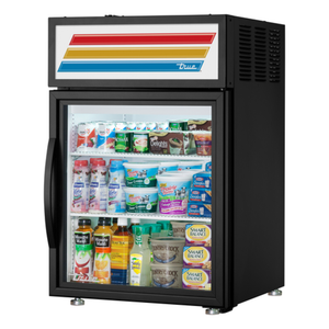 Réfrigérateur de comptoir vitré True GDM-05-HC de 61,3 cm de large avec porte en verre