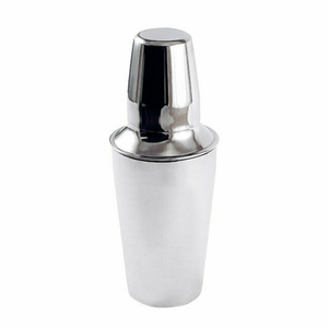 Omcan 80827 25 oz Bar Cocktail Shaker Set Professional Grade stainless steel 3-piece cocktail shaker with cap
