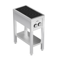 Eurodib FCIHD2350S3PH 13.9" Commercial Induction Cooktop Featuring Durable Stainless Steel Design