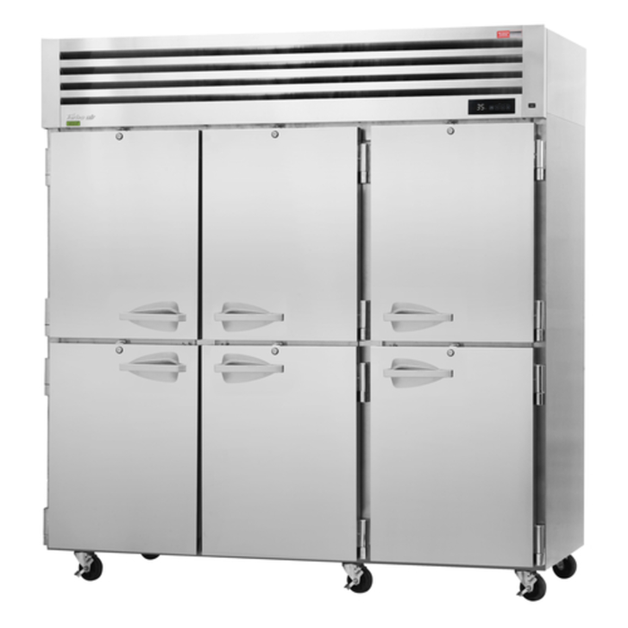Turbo Air PRO-77-6R-N 77-3/4"W Three-Section Reach-In Refrigerator