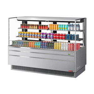 Turbo Air TOM-72L-UFD-S-3S-N 70-3/4"W Open Display Merchandiser