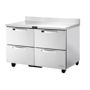 Comptoir réfrigéré de travail avec tiroirs True TWT-48D-4-HC de 122 cm
