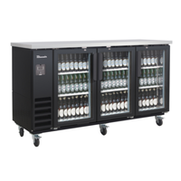 Blueair BLNBB-72BG-HC 73-Inch Narrow Depth Refrigerated Back Bar Cooler