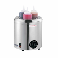 Server 86810 Signature Touch Countertop Squeeze Bottle Topping Warmer (3) 16 oz.