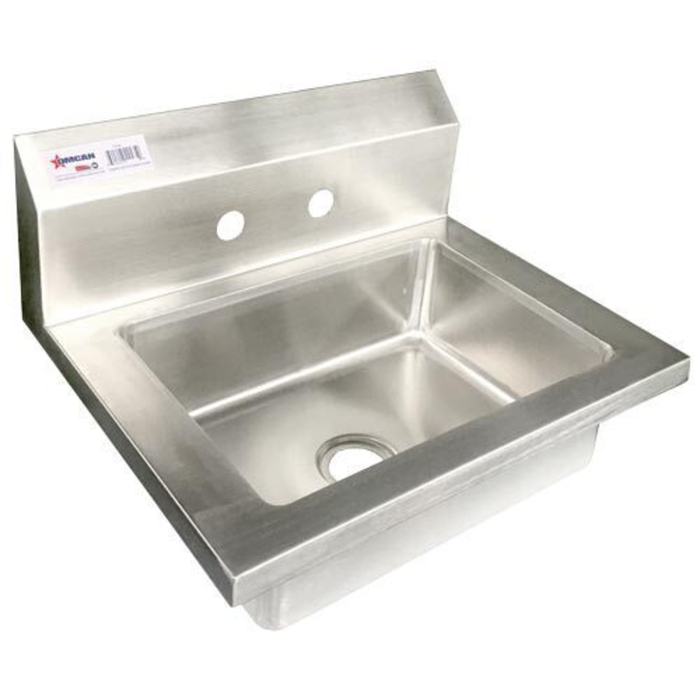 Omcan 46582 NSF Certified Compact Stainless Steel Hand Sink with Dispensers